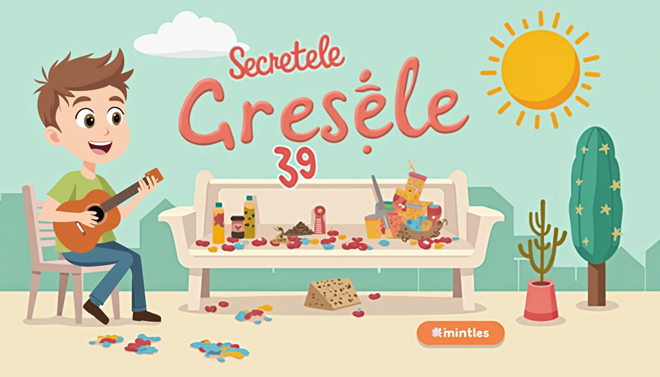 Copii fericiți jucându-se și educatoare zâmbitoare la Creșa 39 Ploiești